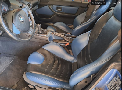 2000 BMW M Roadster in Estoril Blue Metallic over Estoril Blue & Black Nappa