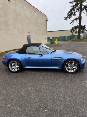 2000 BMW M Roadster in Estoril Blue Metallic over Black Nappa