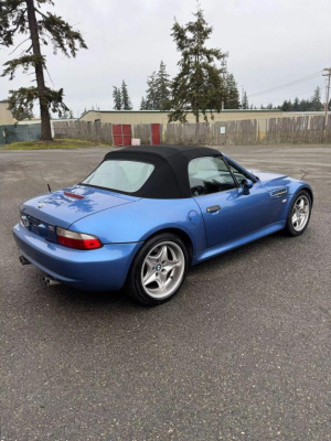 2000 BMW M Roadster in Estoril Blue Metallic over Black Nappa