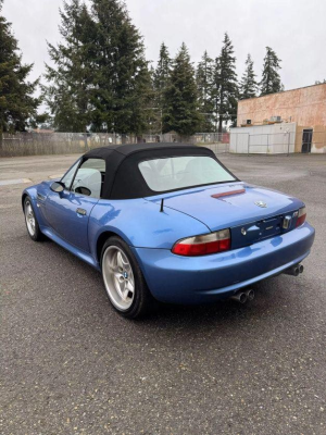 2000 BMW M Roadster in Estoril Blue Metallic over Black Nappa