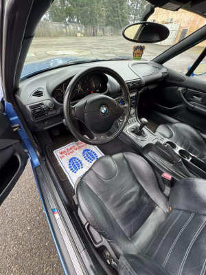 2000 BMW M Roadster in Estoril Blue Metallic over Black Nappa