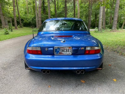 2000 BMW M Roadster in Estoril Blue Metallic over Estoril Blue & Black Nappa