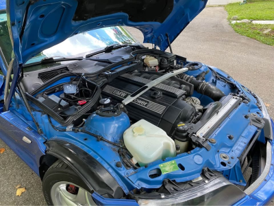 2000 BMW M Roadster in Estoril Blue Metallic over Estoril Blue & Black Nappa