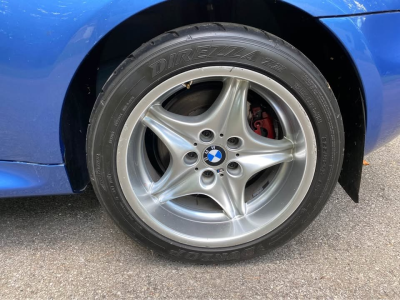 2000 BMW M Roadster in Estoril Blue Metallic over Estoril Blue & Black Nappa