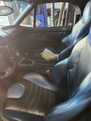 2000 BMW M Roadster in Estoril Blue Metallic over Estoril Blue & Black Nappa