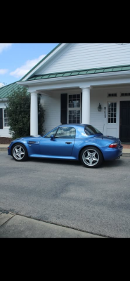 2000 BMW M Roadster in Estoril Blue Metallic over Black Nappa