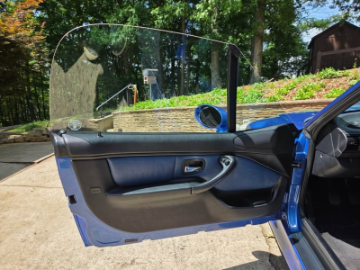 2000 BMW M Roadster in Estoril Blue Metallic over Estoril Blue & Black Nappa