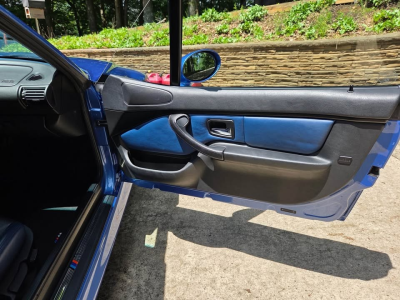 2000 BMW M Roadster in Estoril Blue Metallic over Estoril Blue & Black Nappa