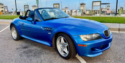 2000 BMW M Roadster in Estoril Blue Metallic over Estoril Blue & Black Nappa