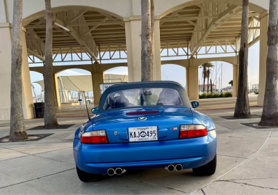 2000 BMW M Roadster in Estoril Blue Metallic over Estoril Blue & Black Nappa