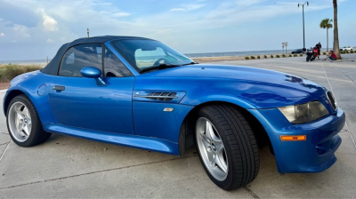 2000 BMW M Roadster in Estoril Blue Metallic over Estoril Blue & Black Nappa