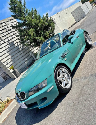 2000 BMW M Roadster in Evergreen over Evergreen & Black Nappa