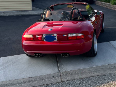 2000 BMW M Roadster in Imola Red 2 over Imola Red & Black Nappa