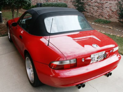 2000 BMW M Roadster in Imola Red 2 over Black Nappa