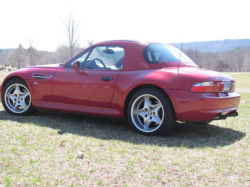 2000 BMW M Roadster in Imola Red 2 over Imola Red & Black Nappa