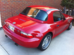 2000 BMW M Roadster in Imola Red 2 over Black Nappa