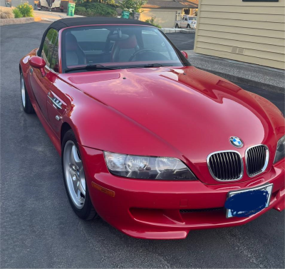 2000 BMW M Roadster in Imola Red 2 over Imola Red & Black Nappa