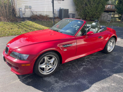 2000 BMW M Roadster in Imola Red 2 over Black Nappa