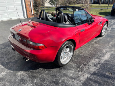 2000 BMW M Roadster in Imola Red 2 over Black Nappa