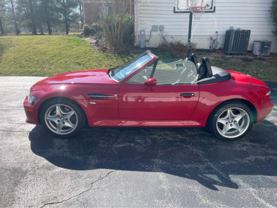 2000 BMW M Roadster in Imola Red 2 over Black Nappa