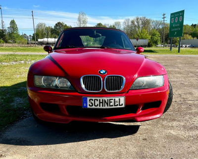 2000 BMW M Roadster in Imola Red 2 over Imola Red & Black Nappa