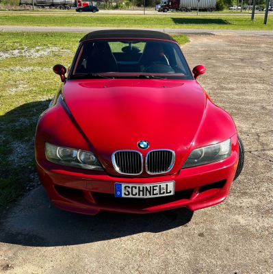 2000 BMW M Roadster in Imola Red 2 over Imola Red & Black Nappa
