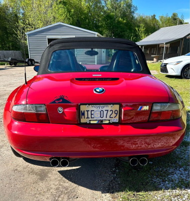 2000 BMW M Roadster in Imola Red 2 over Imola Red & Black Nappa
