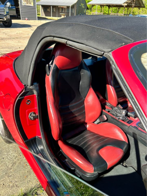 2000 BMW M Roadster in Imola Red 2 over Imola Red & Black Nappa