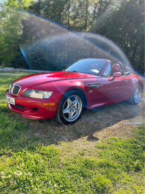 2000 BMW M Roadster in Imola Red 2 over Imola Red & Black Nappa