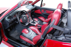 2000 BMW M Roadster in Imola Red 2 over Imola Red & Black Nappa