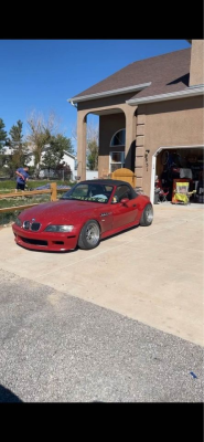 2000 BMW M Roadster in Imola Red 2 over Other