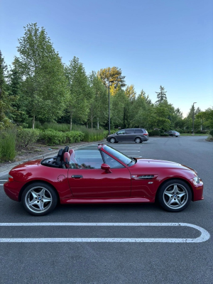 2000 BMW M Roadster in Imola Red 2 over Imola Red & Black Nappa