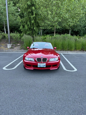 2000 BMW M Roadster in Imola Red 2 over Imola Red & Black Nappa