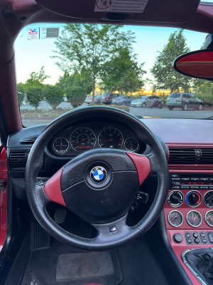 2000 BMW M Roadster in Imola Red 2 over Imola Red & Black Nappa