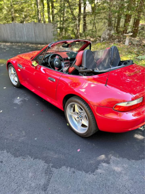 2000 BMW M Roadster in Imola Red 2 over Imola Red & Black Nappa
