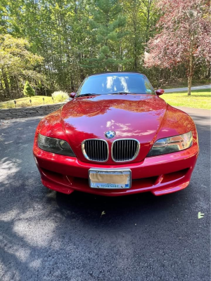 2000 BMW M Roadster in Imola Red 2 over Imola Red & Black Nappa