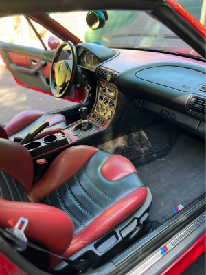 2000 BMW M Roadster in Imola Red 2 over Imola Red & Black Nappa