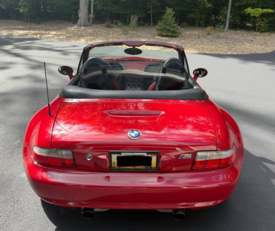 2000 BMW M Roadster in Imola Red 2 over Imola Red & Black Nappa