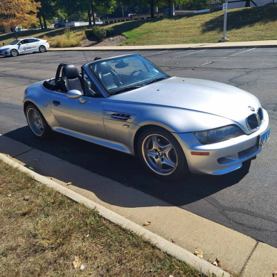 2000 BMW M Roadster in Titanium Silver Metallic over Black Nappa