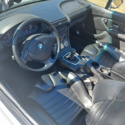 2000 BMW M Roadster in Titanium Silver Metallic over Black Nappa