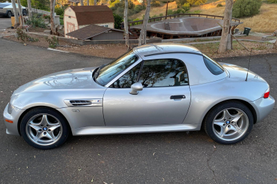 2000 BMW M Roadster in Titanium Silver Metallic over Black Nappa