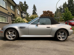 2000 BMW M Roadster in Titanium Silver Metallic over Black Nappa