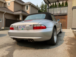 2000 BMW M Roadster in Titanium Silver Metallic over Black Nappa