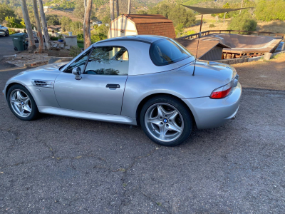 2000 BMW M Roadster in Titanium Silver Metallic over Black Nappa