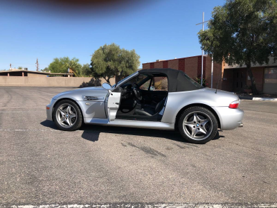 2000 BMW M Roadster in Titanium Silver Metallic over Dark Gray & Black Nappa