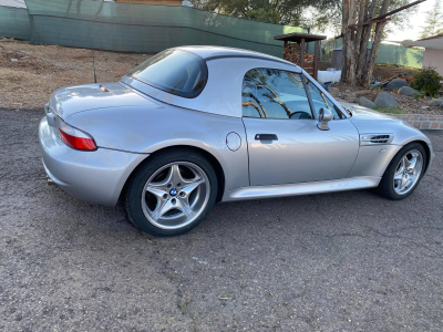 2000 BMW M Roadster in Titanium Silver Metallic over Black Nappa