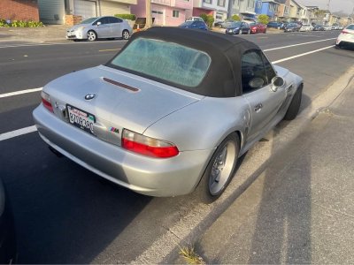 2000 BMW M Roadster in Titanium Silver Metallic over Black Nappa