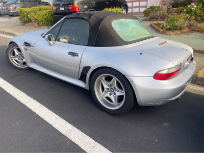 2000 BMW M Roadster in Titanium Silver Metallic over Black Nappa