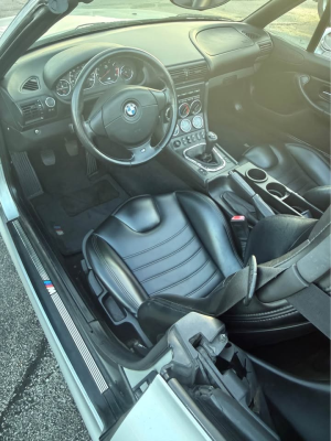 2000 BMW M Roadster in Titanium Silver Metallic over Black Nappa