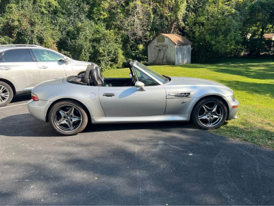 2000 BMW M Roadster in Titanium Silver Metallic over Black Nappa